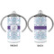 Mandala Floral 12 oz Stainless Steel Sippy Cups - APPROVAL