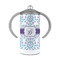 Mandala Floral 12 oz Stainless Steel Sippy Cups - FRONT