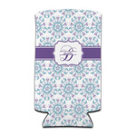 Mandala Floral Can Cooler (tall 12 oz) (Personalized)