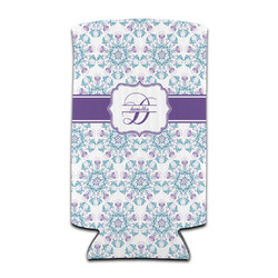 Mandala Floral Can Cooler (tall 12 oz) (Personalized)