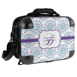 Mandala Floral Hard Shell Briefcase - 15" (Personalized)