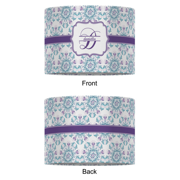 Mandala Floral 16" Drum Lampshade - APPROVAL (Fabric)