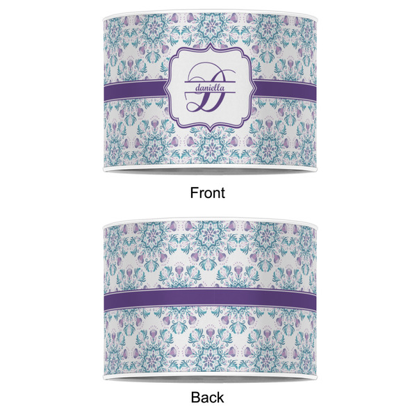 Mandala Floral 16" Drum Lampshade - APPROVAL (Poly Film)