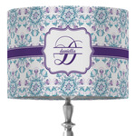 Mandala Floral 16" Drum Lamp Shade - Fabric (Personalized)