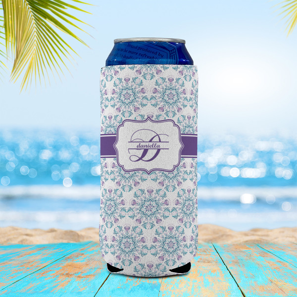 Mandala Floral 16oz Can Sleeve - LIFESTYLE