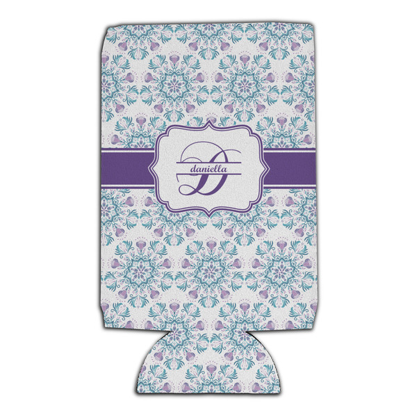 Mandala Floral 16oz Can Sleeve - Set of 4 - FRONT