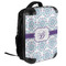 Mandala Floral 18" Hard Shell Backpacks - ANGLED VIEW