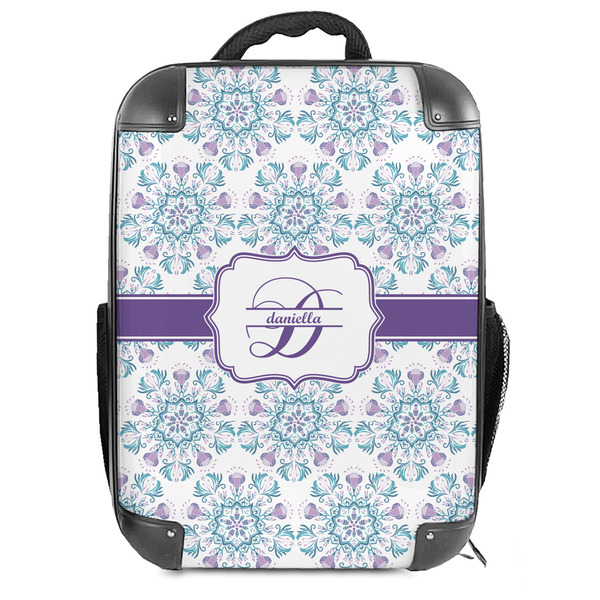 Custom Mandala Floral 18" Hard Shell Backpack (Personalized)