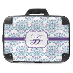 Mandala Floral Hard Shell Briefcase - 18" (Personalized)