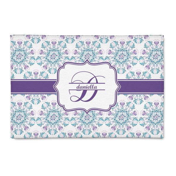 Custom Mandala Floral Patio Rug (Personalized)