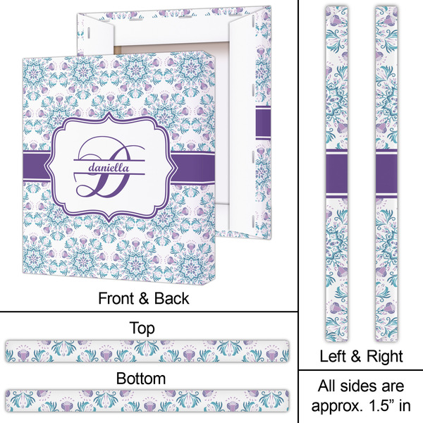 Mandala Floral 20x24 - Canvas Print - Approval