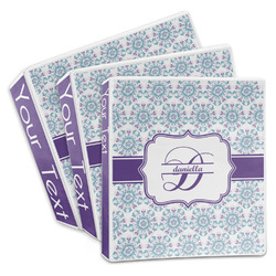 Mandala Floral 3-Ring Binder (Personalized)