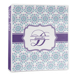 Mandala Floral 3-Ring Binder - 1 inch (Personalized)