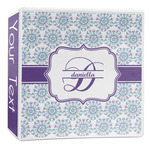 Mandala Floral 3-Ring Binder - 2 inch (Personalized)
