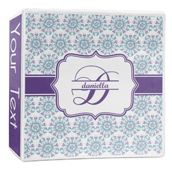 Mandala Floral 3-Ring Binder - 2 inch (Personalized)