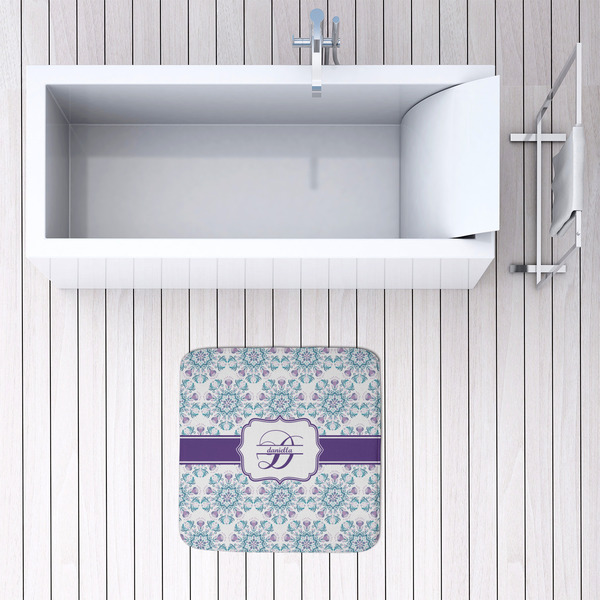 Mandala Floral 48x48 Foam Memory Mat - LIFESTYLE