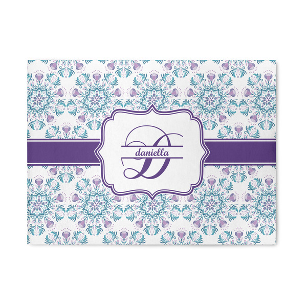 Custom Mandala Floral Area Rug (Personalized)