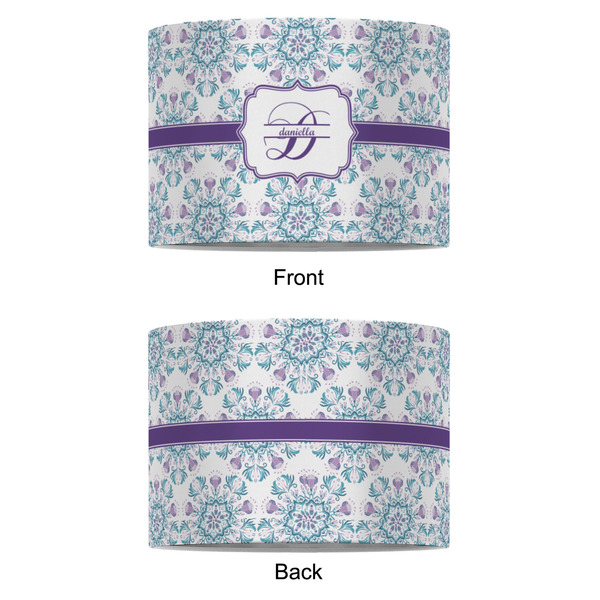 Mandala Floral 8" Drum Lampshade - APPROVAL (Fabric)