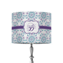 Mandala Floral 8" Drum Lamp Shade - Fabric (Personalized)