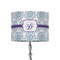 Mandala Floral 8" Drum Lamp Shade - Fabric (Personalized)