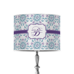 Mandala Floral 8" Drum Lamp Shade - Poly-film (Personalized)