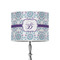 Mandala Floral 8" Drum Lamp Shade - Poly-film (Personalized)