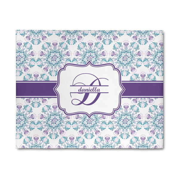 Custom Mandala Floral 8' x 10' Patio Rug (Personalized)