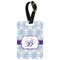 Mandala Floral Aluminum Luggage Tag (Personalized)