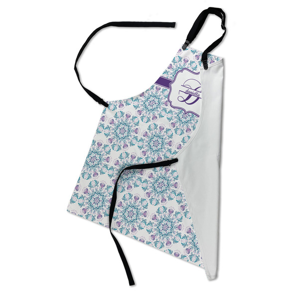 Mandala Floral Apron - Folded