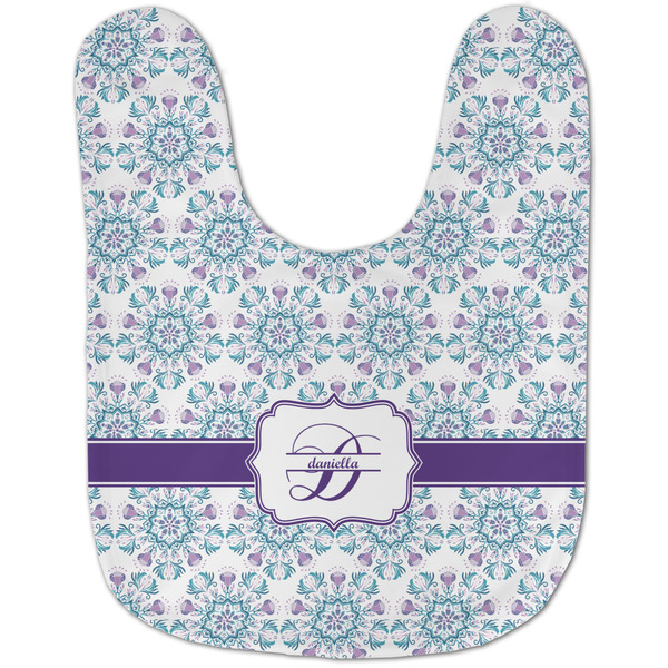 Mandala Floral Baby Bib - AFT flat