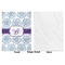 Mandala Floral Baby Blanket (Single Side - Printed Front, White Back)