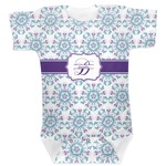 Mandala Floral Baby Bodysuit 0-3 (Personalized)