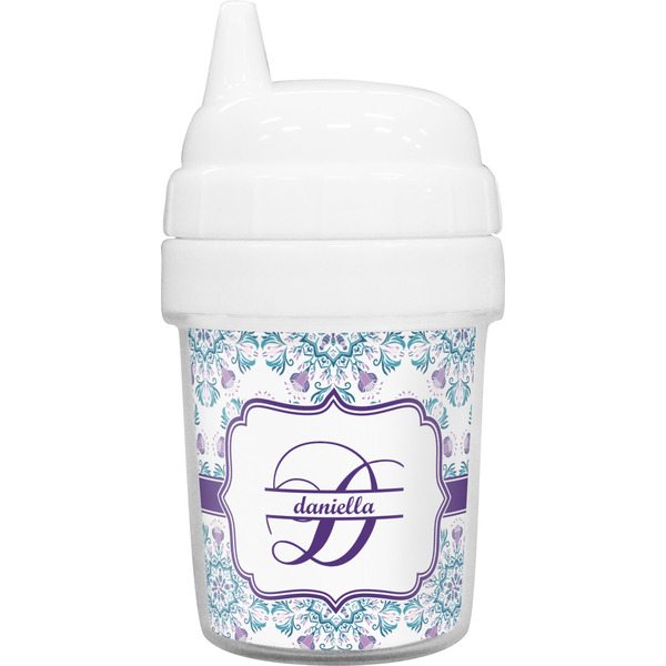 Custom Mandala Floral Baby Sippy Cup (Personalized)
