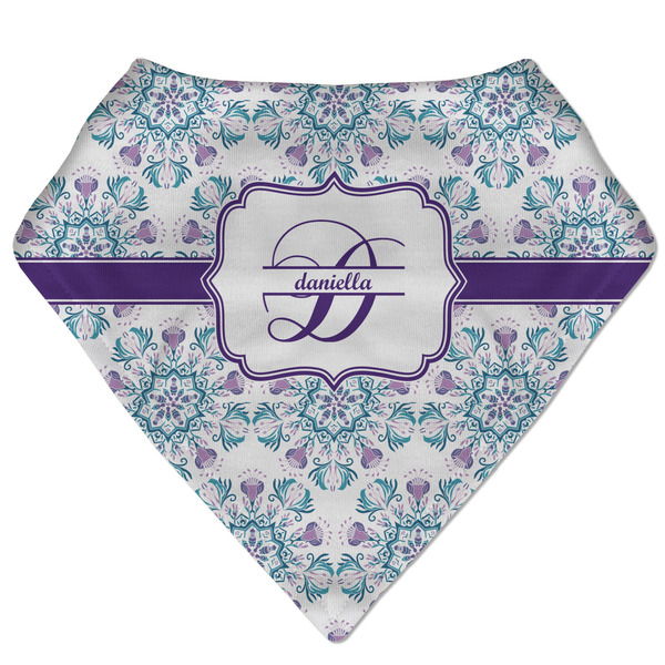 Custom Mandala Floral Bandana Bib (Personalized)