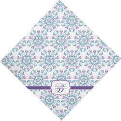 Mandala Floral Dog Bandana Scarf w/ Name and Initial