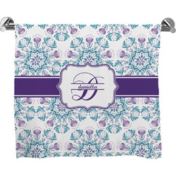 Mandala Floral Bath Towel (Personalized)