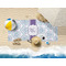 Mandala Floral Beach Towel Lifestyle