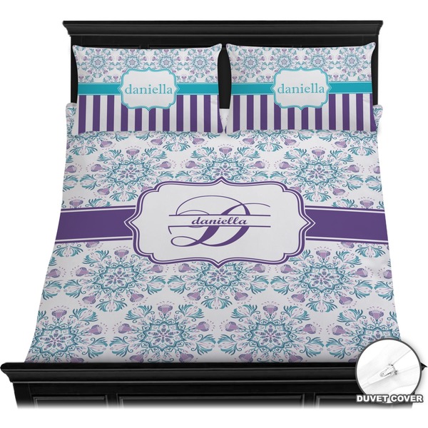 Mandala Floral Bedding Set (Queen) - Duvet