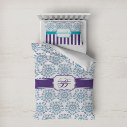 Mandala Floral Duvet Cover Set - Twin XL (Personalized)