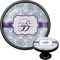 Mandala Floral Cabinet Knob (Black) (Personalized)
