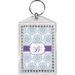 Mandala Floral Bling Keychain (Personalized)