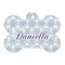 Mandala Floral Bone Shaped Dog ID Tag (Personalized)