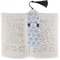 Mandala Floral Bookmark with tassel - In book