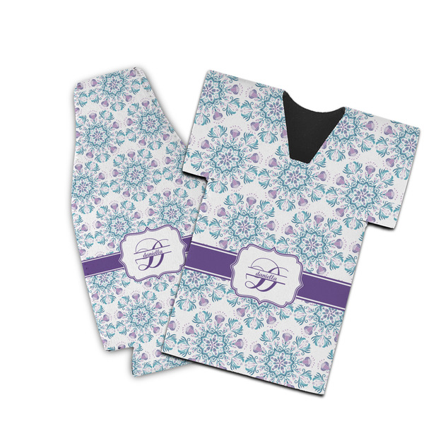 Custom Mandala Floral Bottle Cooler (Personalized)