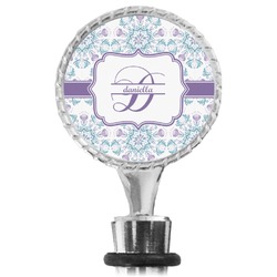 Mandala Floral Wine Bottle Stopper (Personalized)
