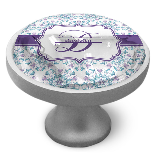 Custom Mandala Floral Cabinet Knob (Personalized)