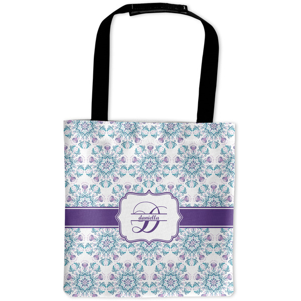 Custom Mandala Floral Auto Back Seat Organizer Bag (Personalized)