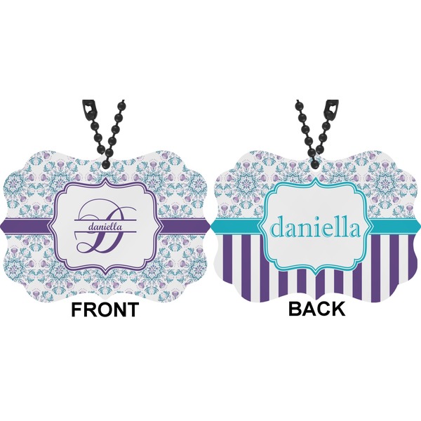 Mandala Floral Car Ornament (Approval)