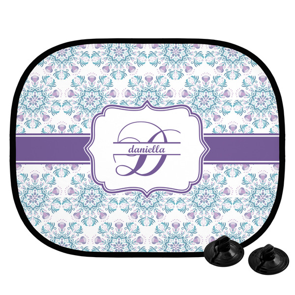 Custom Mandala Floral Car Side Window Sun Shade (Personalized)