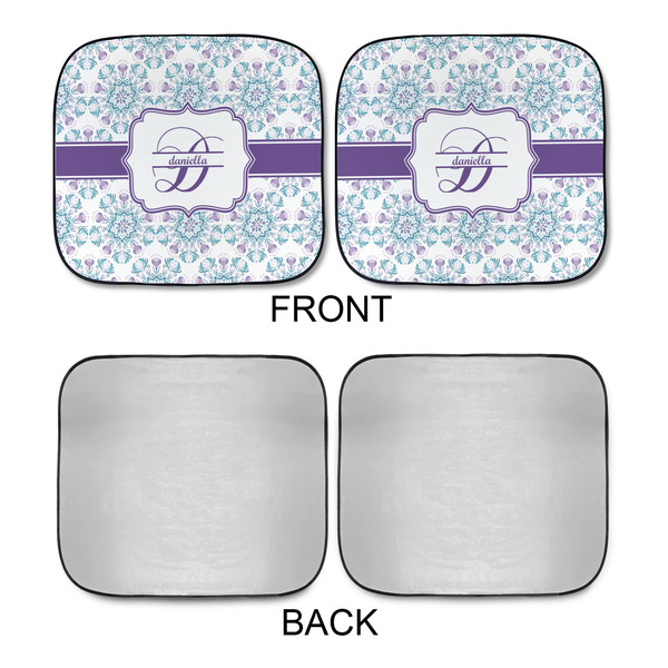 Mandala Floral Car Sun Shades - APPROVAL